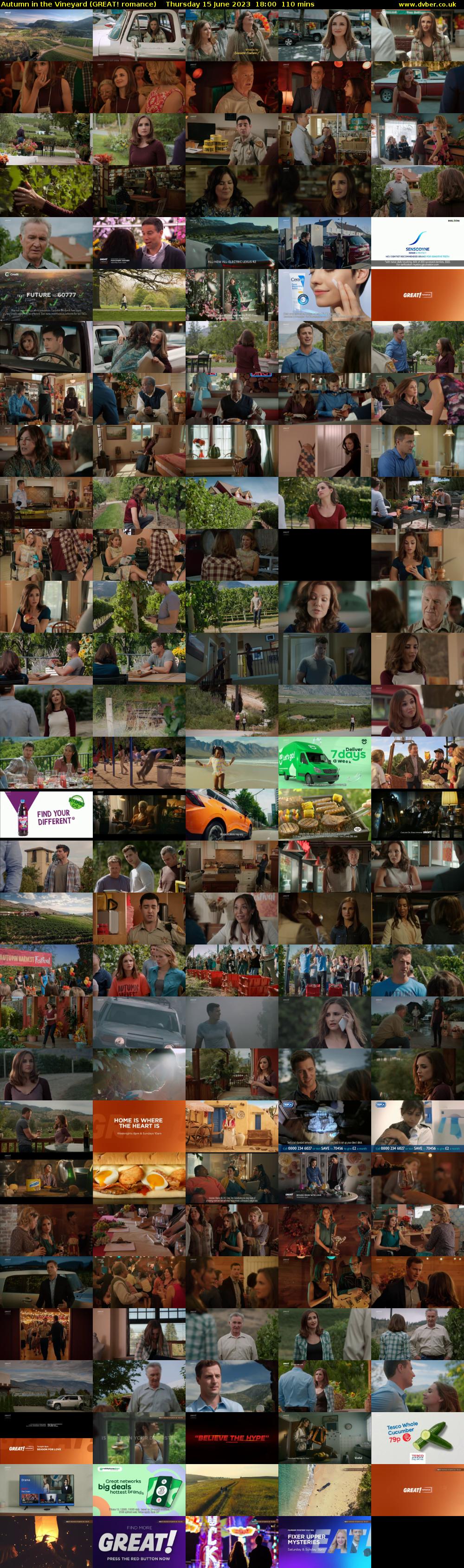 Autumn In The Vineyard (GREAT! romance) Thursday 15 June 2023 18:00 - 19:50