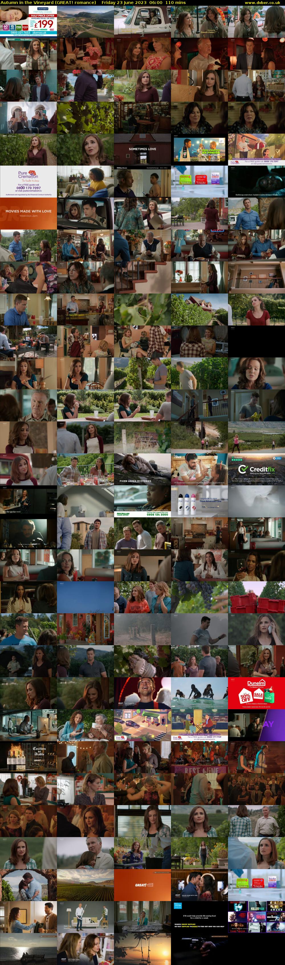 Autumn In The Vineyard (GREAT! romance) Friday 23 June 2023 06:00 - 07:50