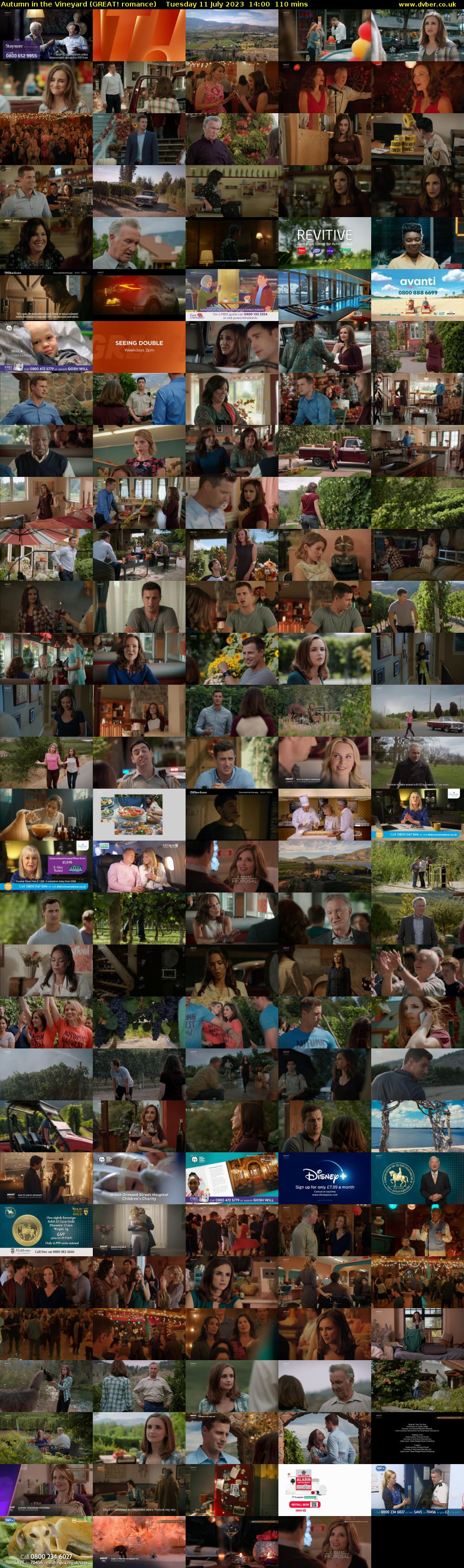 Autumn In The Vineyard (GREAT! romance) Tuesday 11 July 2023 14:00 - 15:50