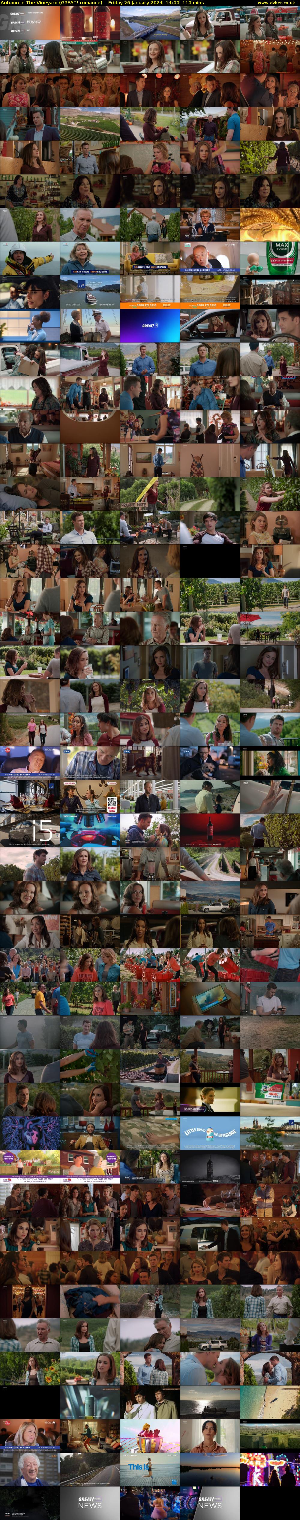 Autumn In The Vineyard (GREAT! romance) Friday 26 January 2024 14:00 - 15:50