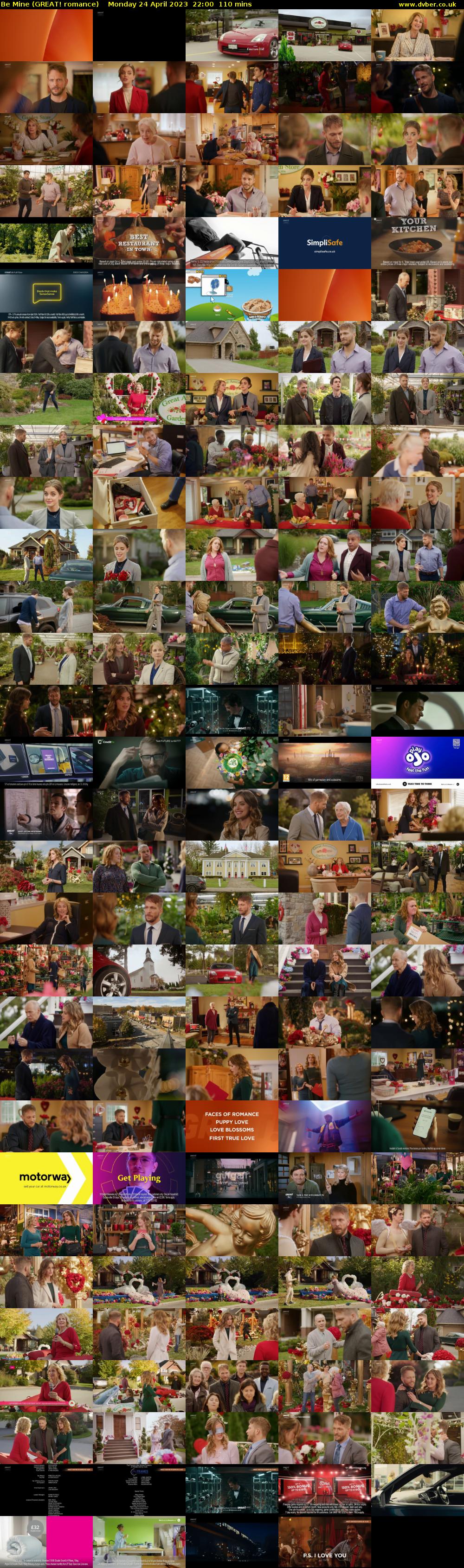 Be Mine (GREAT! romance) Monday 24 April 2023 22:00 - 23:50