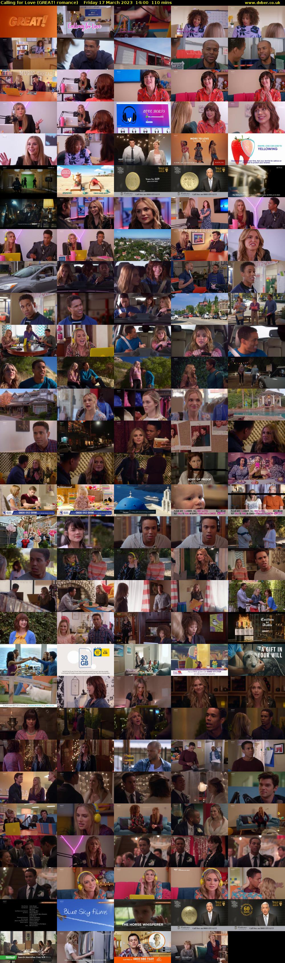 Calling for Love (GREAT! romance) Friday 17 March 2023 14:00 - 15:50