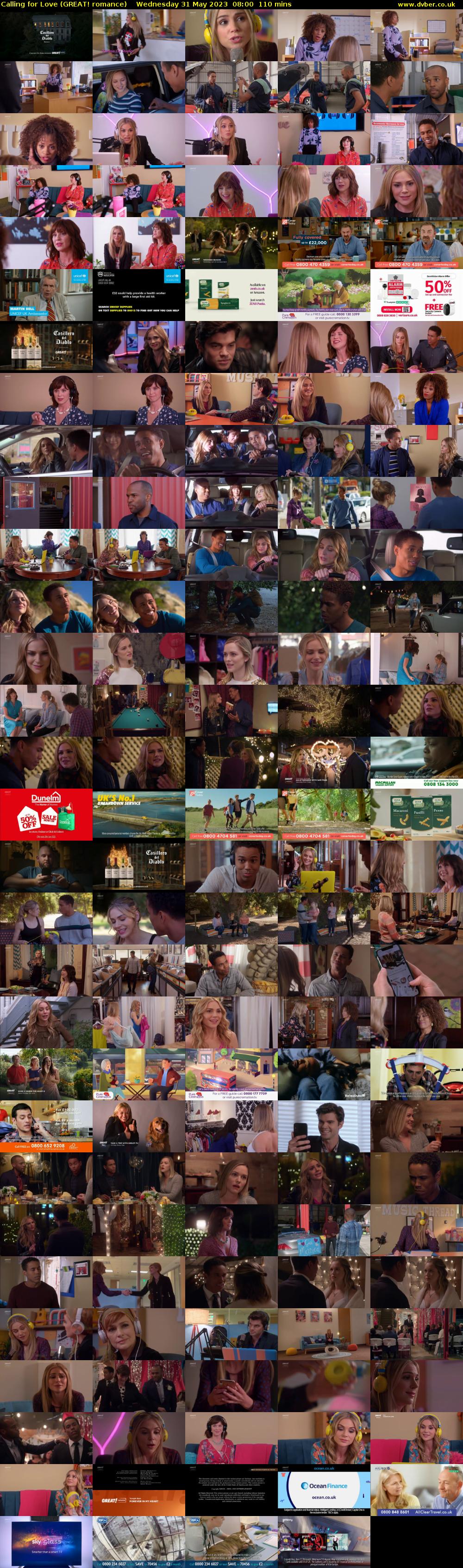Calling for Love (GREAT! romance) Wednesday 31 May 2023 08:00 - 09:50