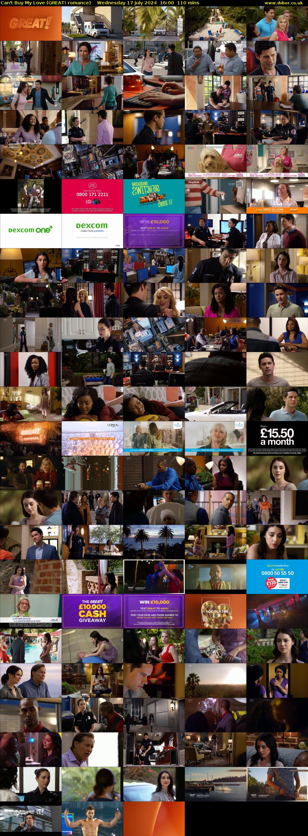 Can't Buy My Love (GREAT! romance) Wednesday 17 July 2024 16:00 - 17:50