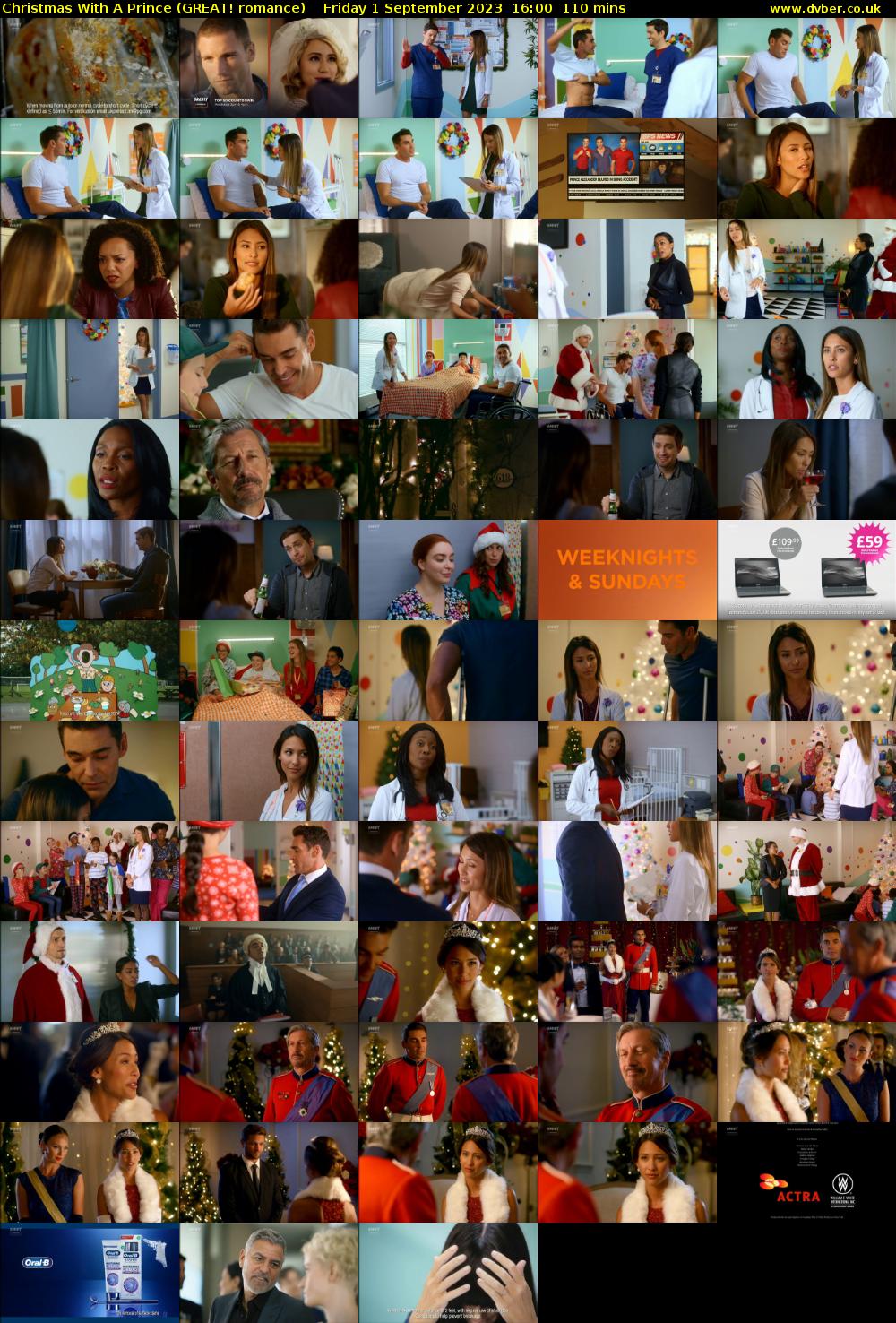 Christmas With A Prince (GREAT! romance) Friday 1 September 2023 16:00 - 17:50