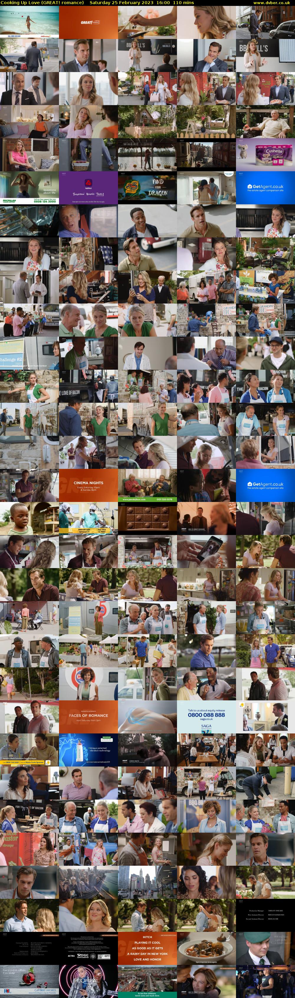 Cooking Up Love (GREAT! romance) Saturday 25 February 2023 16:00 - 17:50