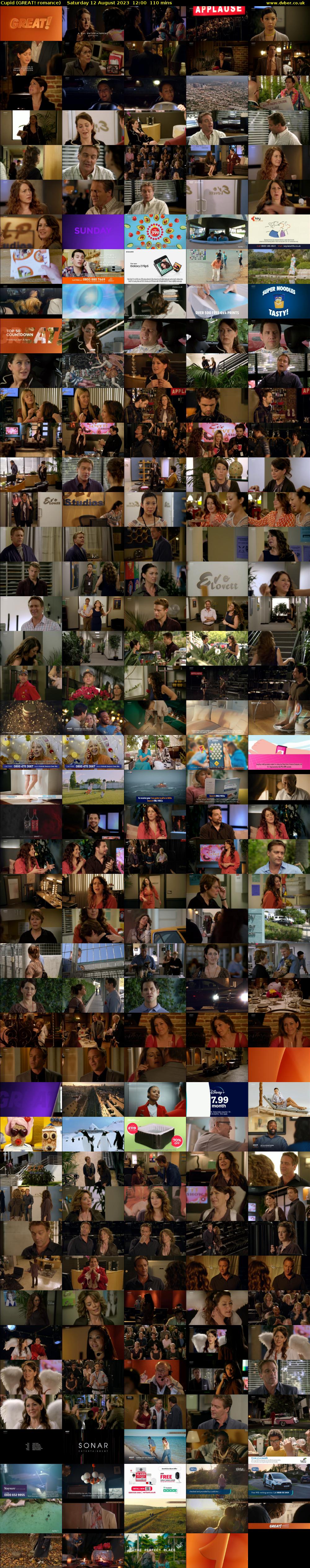 Cupid (GREAT! romance) Saturday 12 August 2023 12:00 - 13:50