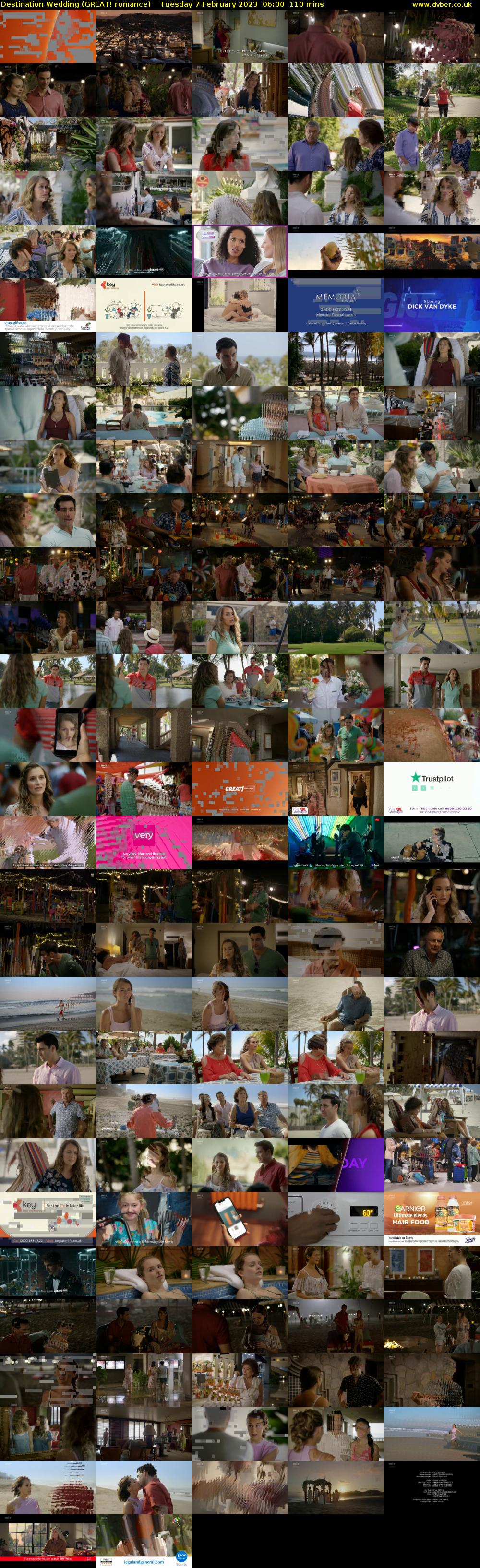 Destination Wedding (GREAT! romance) Tuesday 7 February 2023 06:00 - 07:50