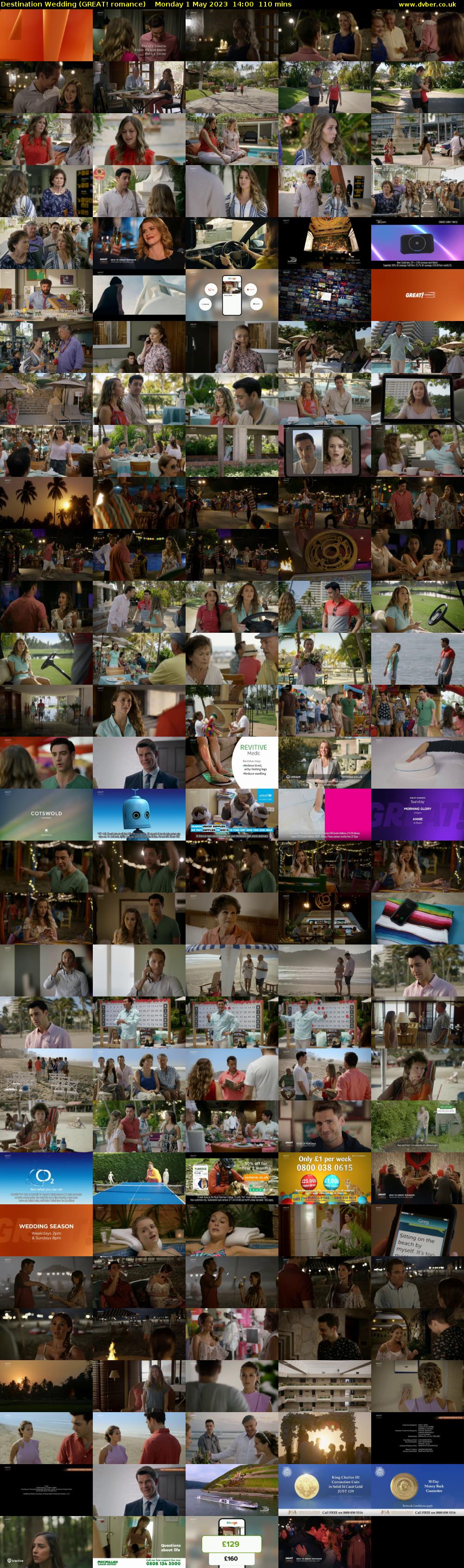 Destination Wedding (GREAT! romance) Monday 1 May 2023 14:00 - 15:50