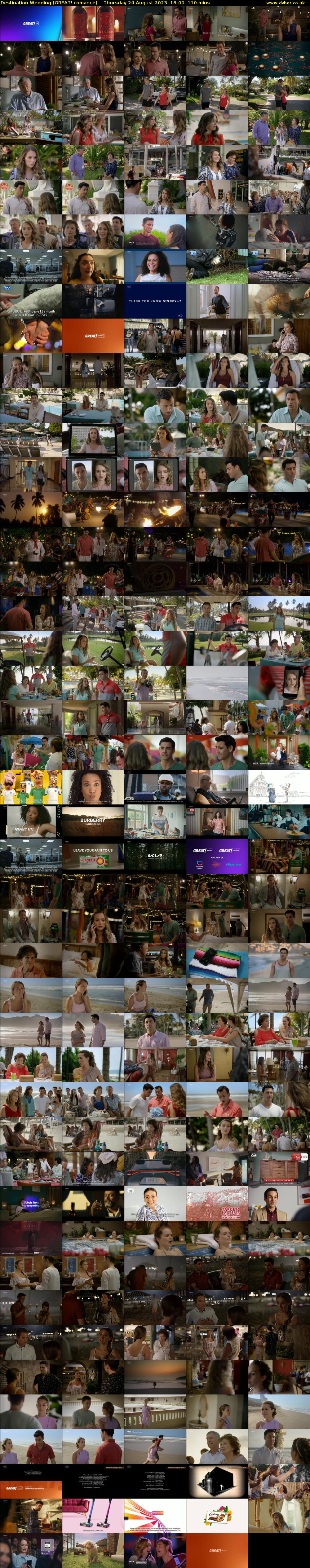 Destination Wedding (GREAT! romance) Thursday 24 August 2023 18:00 - 19:50