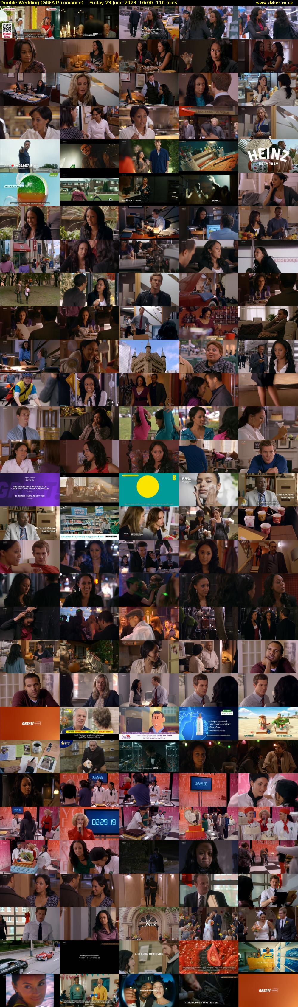 Double Wedding (GREAT! romance) Friday 23 June 2023 16:00 - 17:50