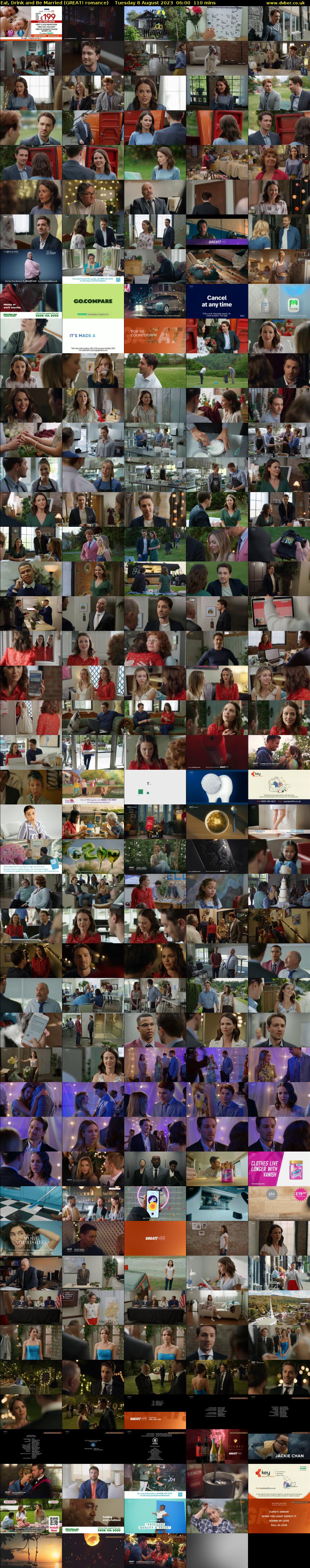 Eat, Drink and Be Married (GREAT! romance) Tuesday 8 August 2023 06:00 - 07:50