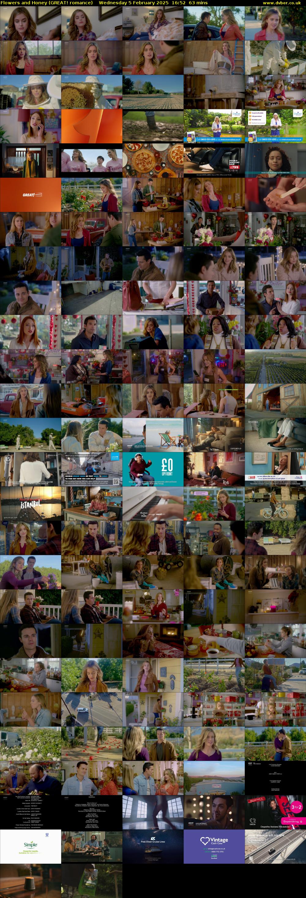 Flowers and Honey (GREAT! romance) Wednesday 5 February 2025 16:52 - 17:55