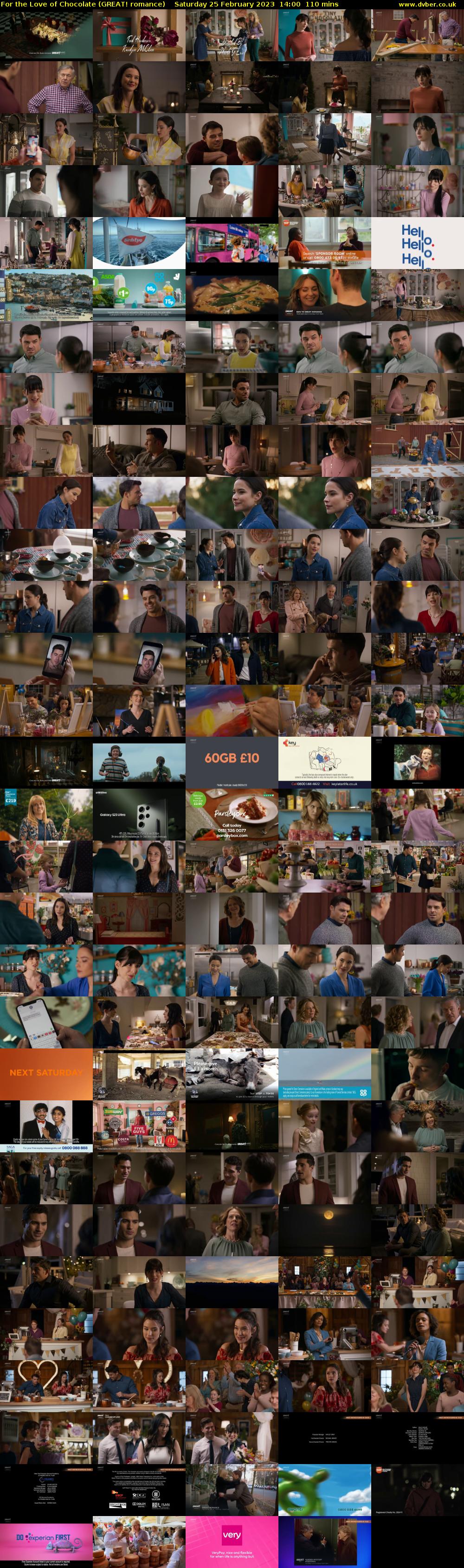 For the Love of Chocolate (GREAT! romance) Saturday 25 February 2023 14:00 - 15:50