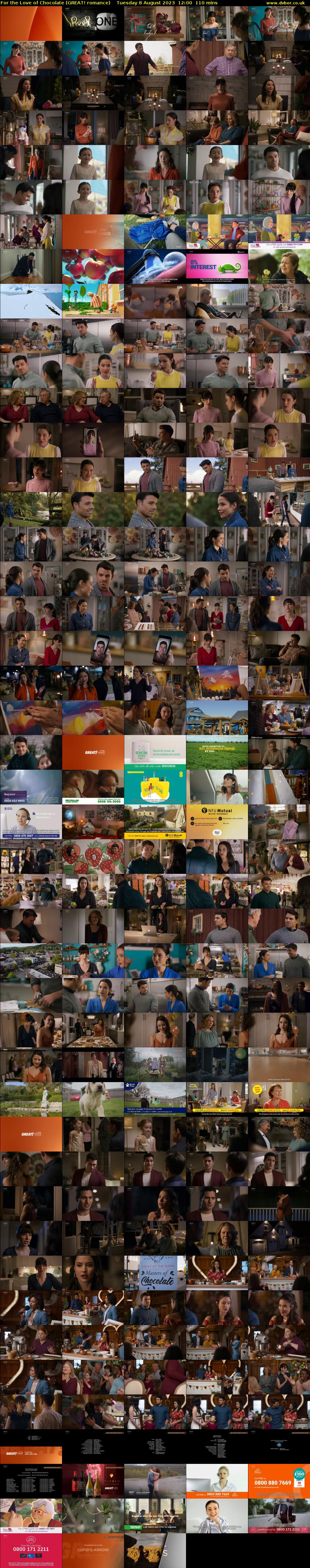 For the Love of Chocolate (GREAT! romance) Tuesday 8 August 2023 12:00 - 13:50