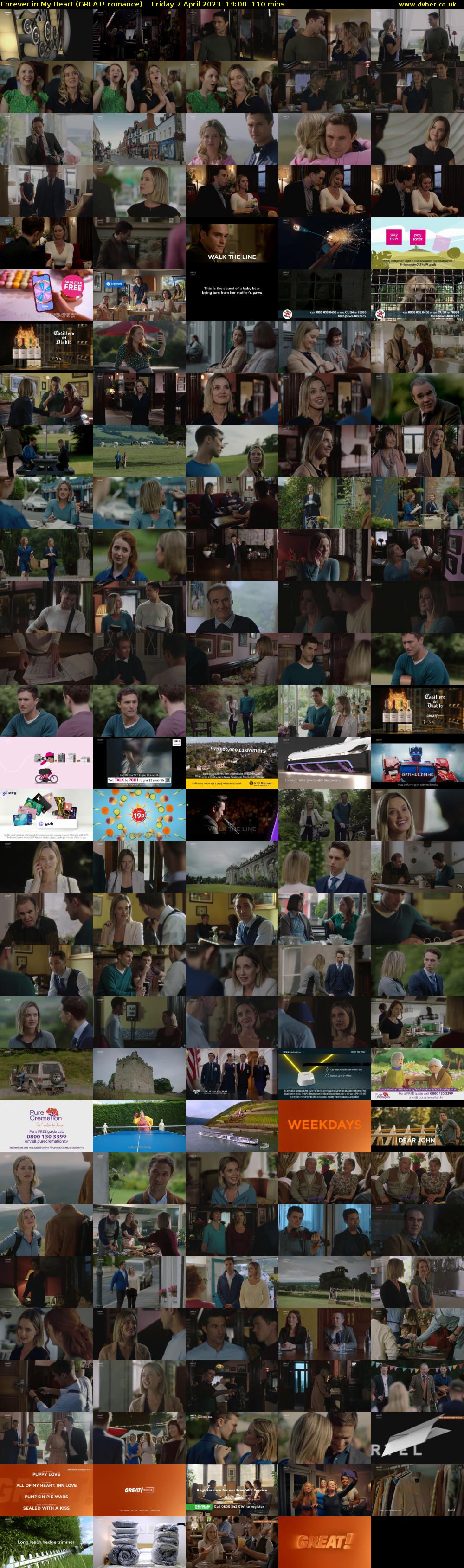 Forever in My Heart (GREAT! romance) Friday 7 April 2023 14:00 - 15:50