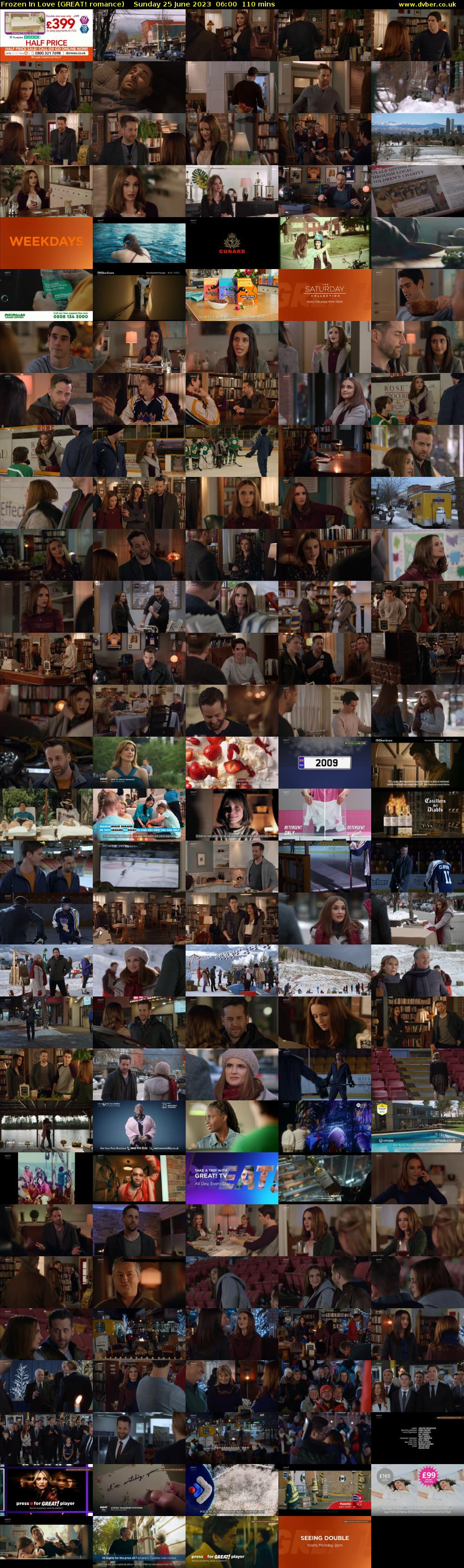 Frozen In Love (GREAT! romance) Sunday 25 June 2023 06:00 - 07:50