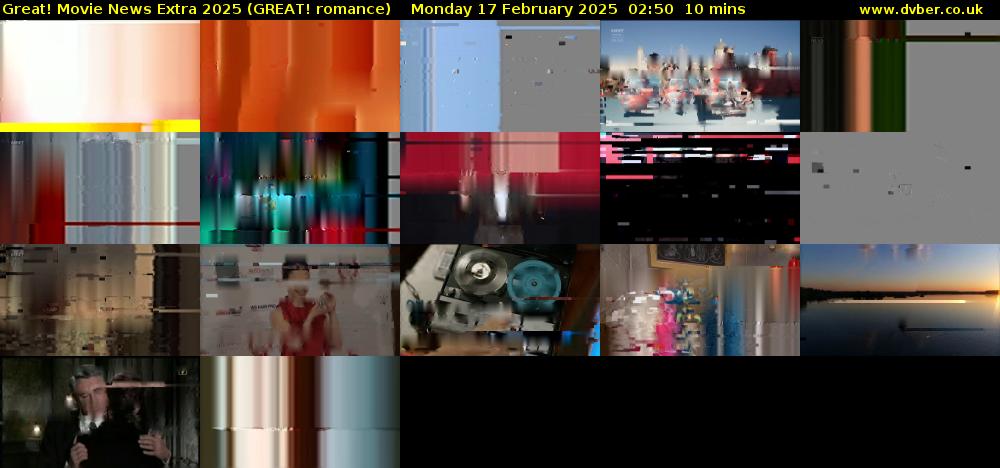 Great! Movie News Extra 2025 (GREAT! romance) Monday 17 February 2025 02:50 - 03:00