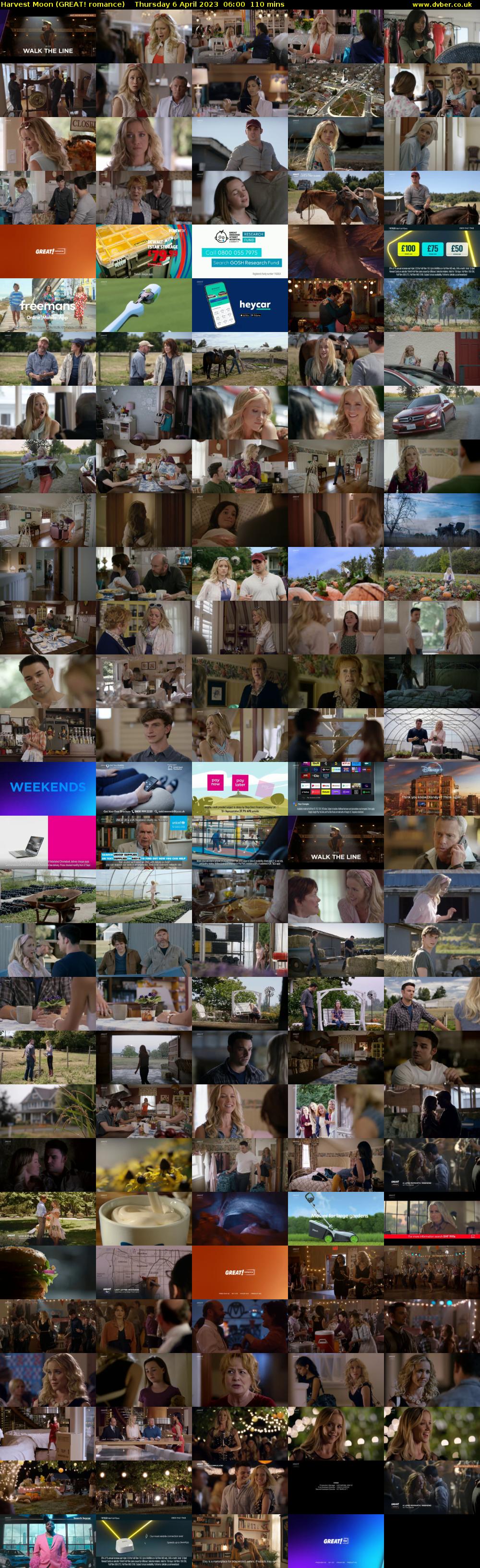 Harvest Moon (GREAT! romance) Thursday 6 April 2023 06:00 - 07:50
