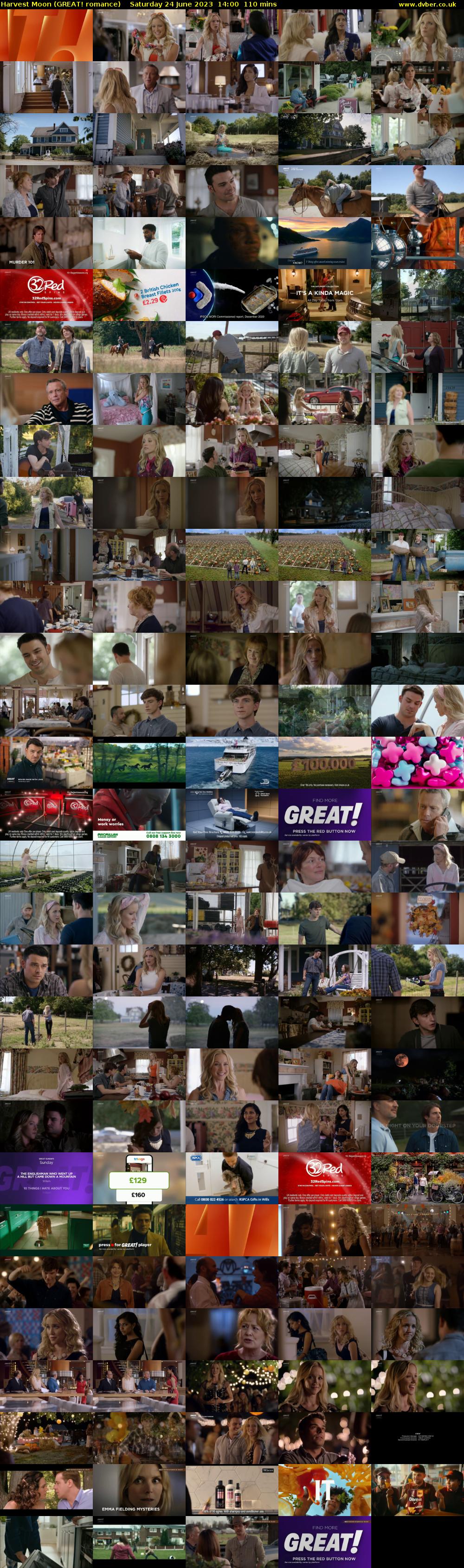 Harvest Moon (GREAT! romance) Saturday 24 June 2023 14:00 - 15:50
