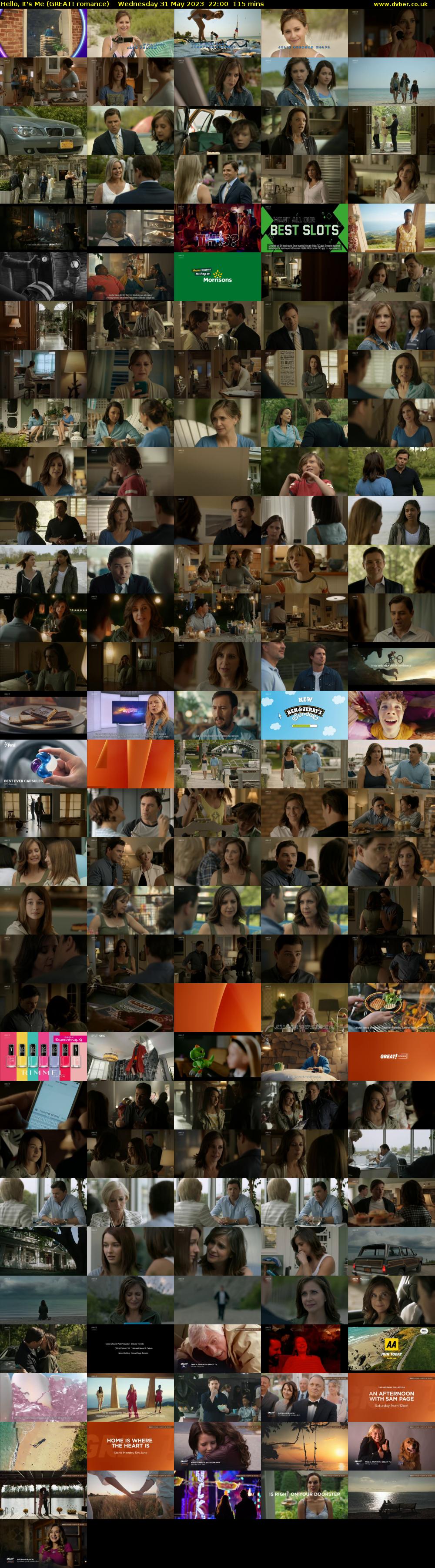 Hello, It's Me (GREAT! romance) Wednesday 31 May 2023 22:00 - 23:55