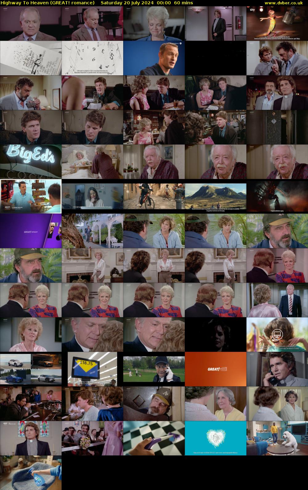 Highway To Heaven (GREAT! romance) Saturday 20 July 2024 00:00 - 01:00