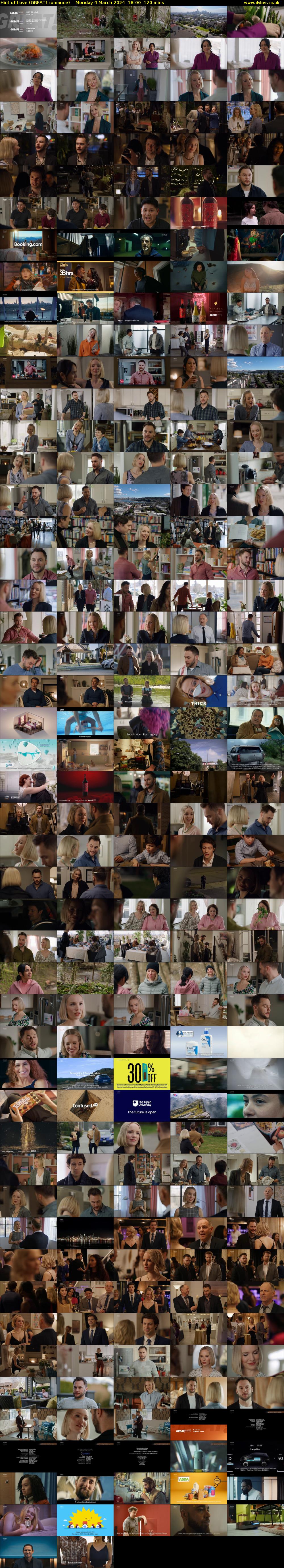Hint of Love (GREAT! romance) Monday 4 March 2024 18:00 - 20:00