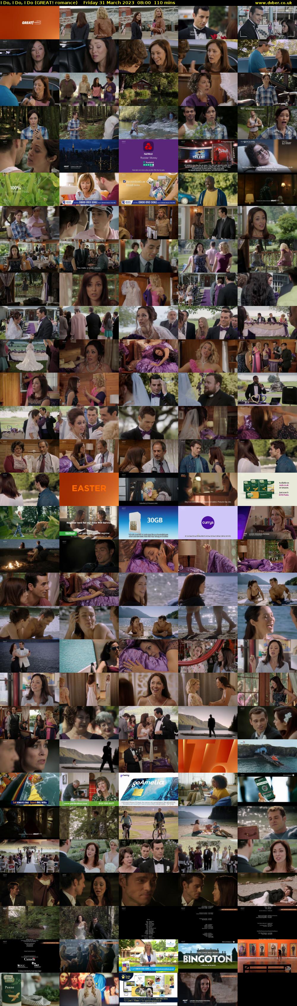 I Do, I Do, I Do (GREAT! romance) Friday 31 March 2023 08:00 - 09:50