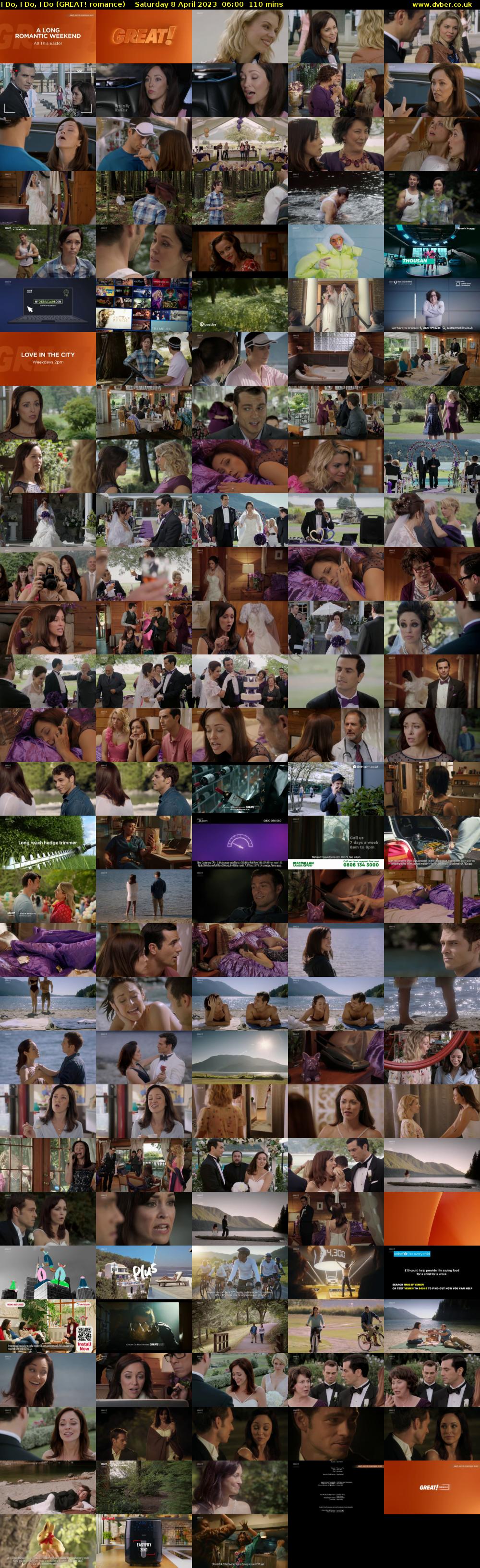 I Do, I Do, I Do (GREAT! romance) Saturday 8 April 2023 06:00 - 07:50