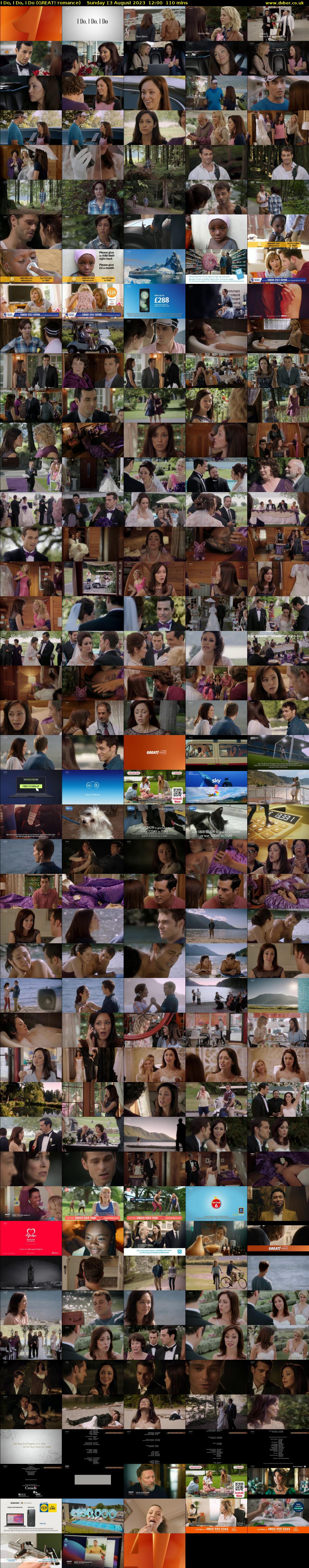 I Do, I Do, I Do (GREAT! romance) Sunday 13 August 2023 12:00 - 13:50