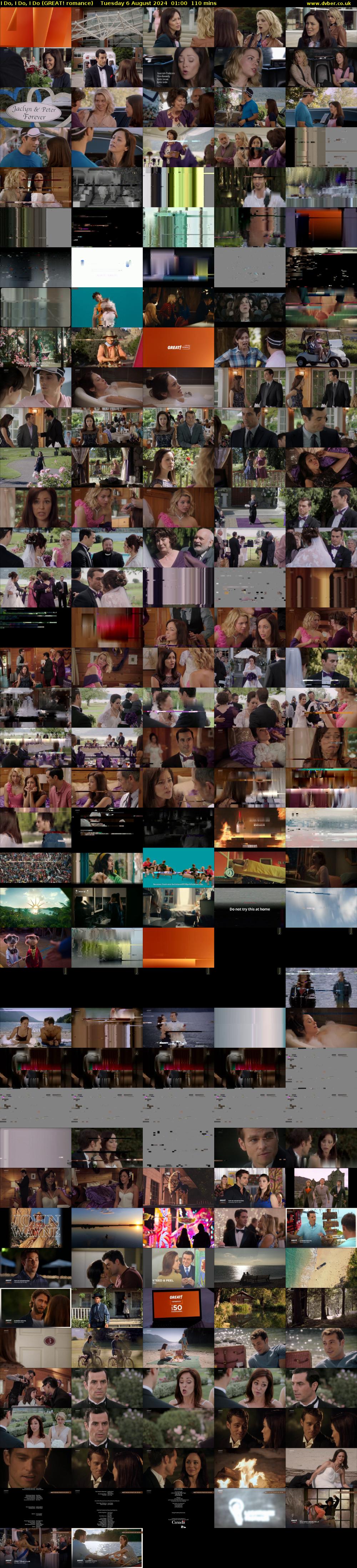 I Do, I Do, I Do (GREAT! romance) Tuesday 6 August 2024 01:00 - 02:50
