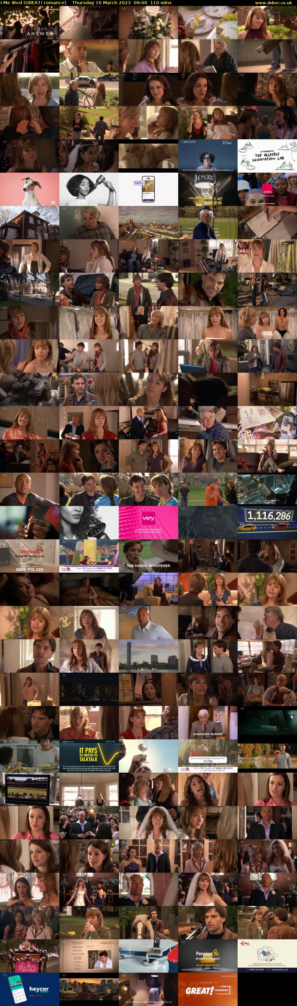I Me Wed (GREAT! romance) Thursday 16 March 2023 06:00 - 07:50