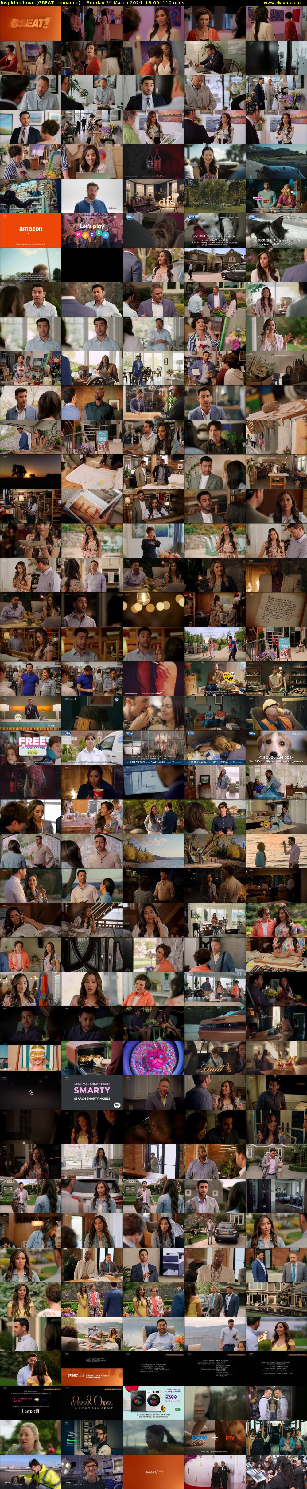 Inspiring Love (GREAT! romance) Sunday 24 March 2024 18:00 - 19:50