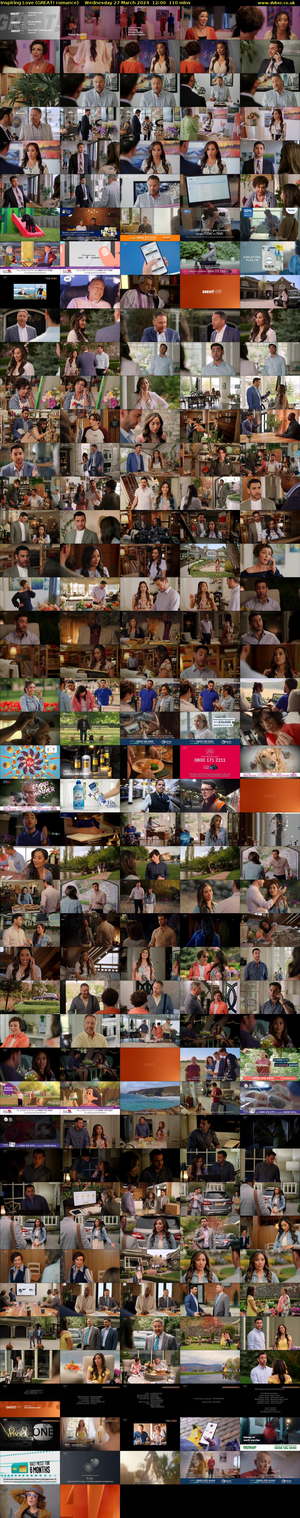 Inspiring Love (GREAT! romance) Wednesday 27 March 2024 12:00 - 13:50