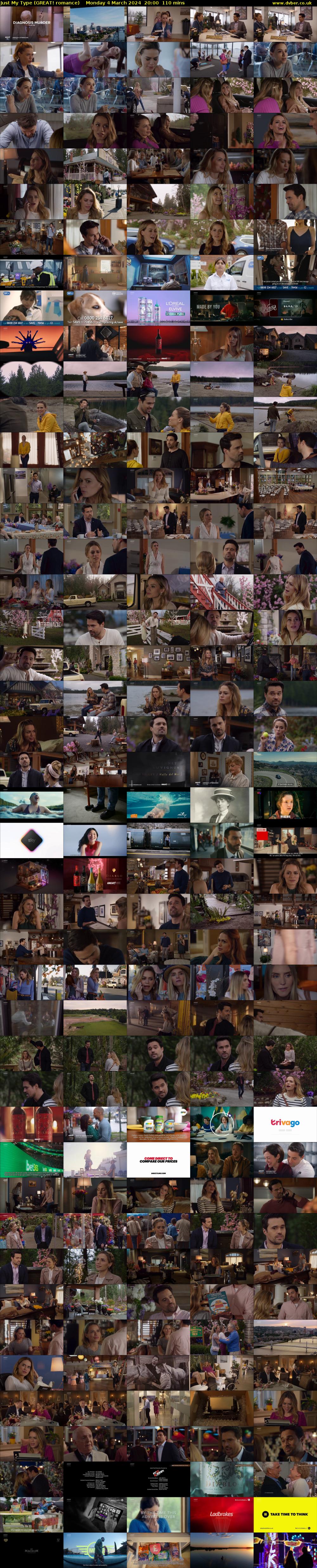 Just My Type (GREAT! romance) Monday 4 March 2024 20:00 - 21:50