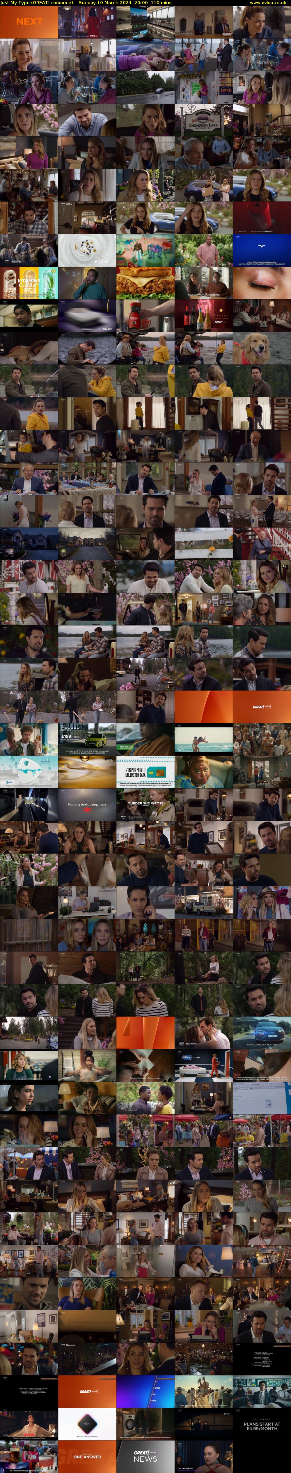 Just My Type (GREAT! romance) Sunday 10 March 2024 20:00 - 21:50