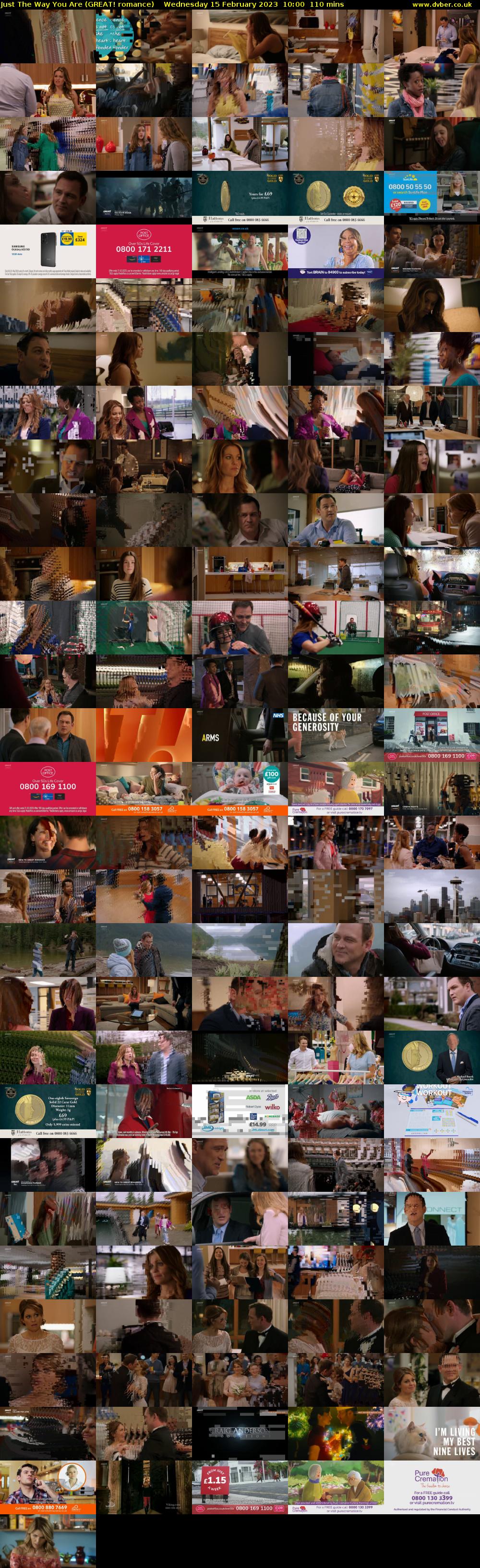 Just The Way You Are (GREAT! romance) Wednesday 15 February 2023 10:00 - 11:50