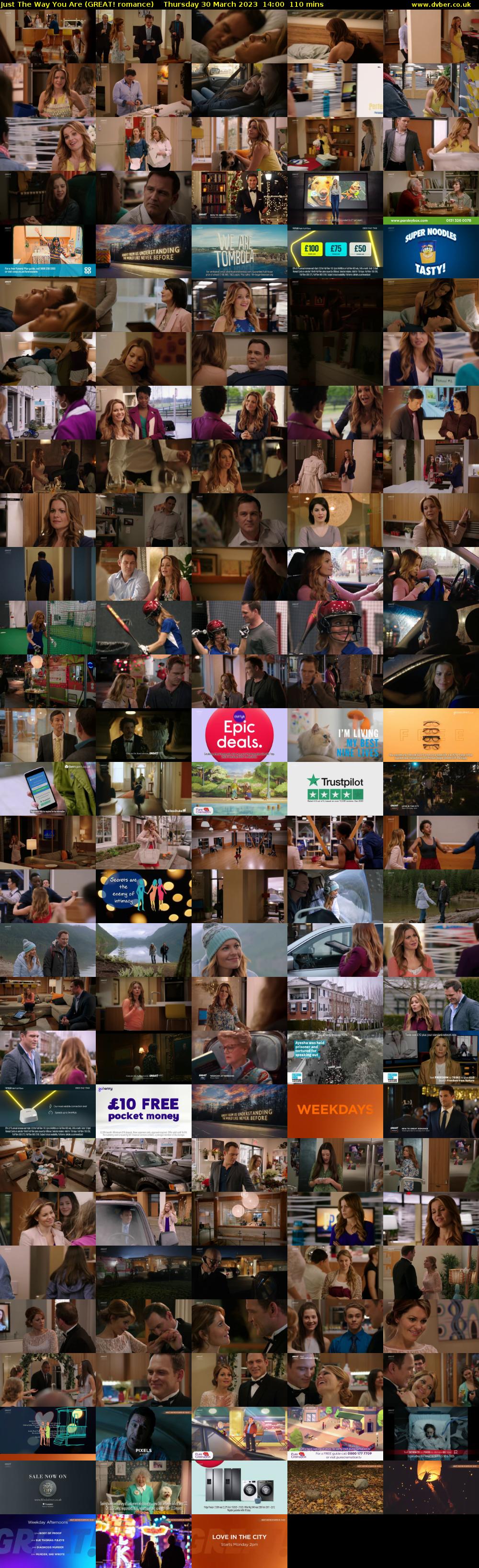 Just The Way You Are (GREAT! romance) Thursday 30 March 2023 14:00 - 15:50