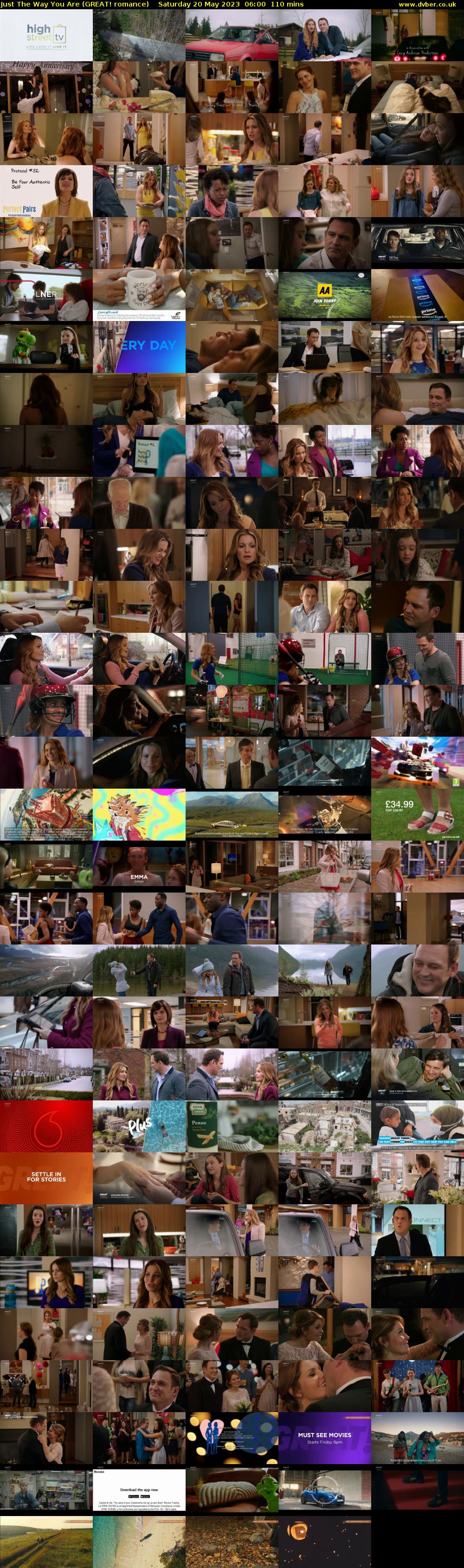 Just The Way You Are (GREAT! romance) Saturday 20 May 2023 06:00 - 07:50