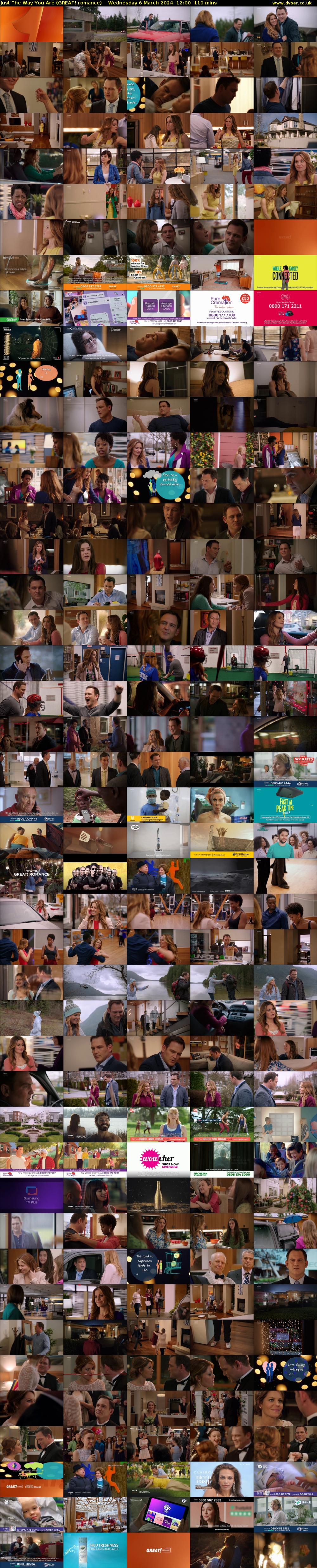 Just The Way You Are (GREAT! romance) Wednesday 6 March 2024 12:00 - 13:50