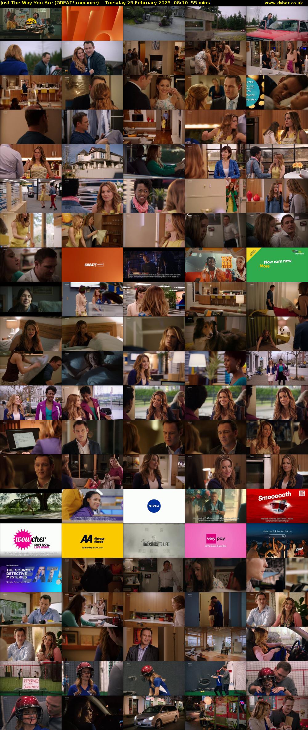 Just The Way You Are (GREAT! romance) Tuesday 25 February 2025 08:10 - 09:05