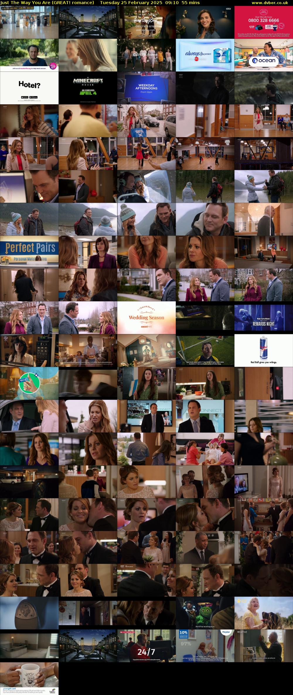 Just The Way You Are (GREAT! romance) Tuesday 25 February 2025 09:10 - 10:05