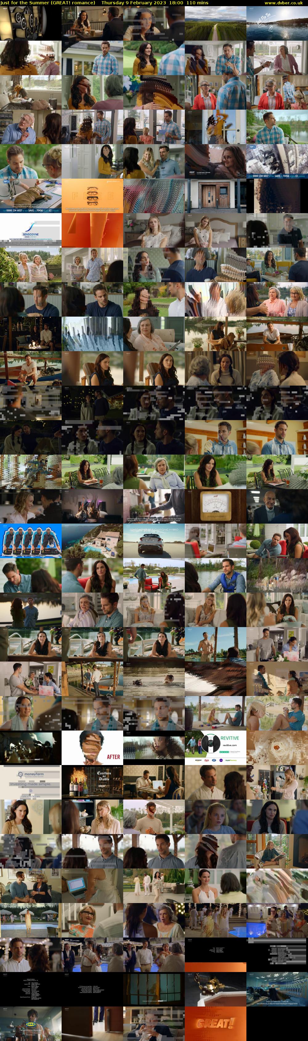 Just for the Summer (GREAT! romance) Thursday 9 February 2023 18:00 - 19:50