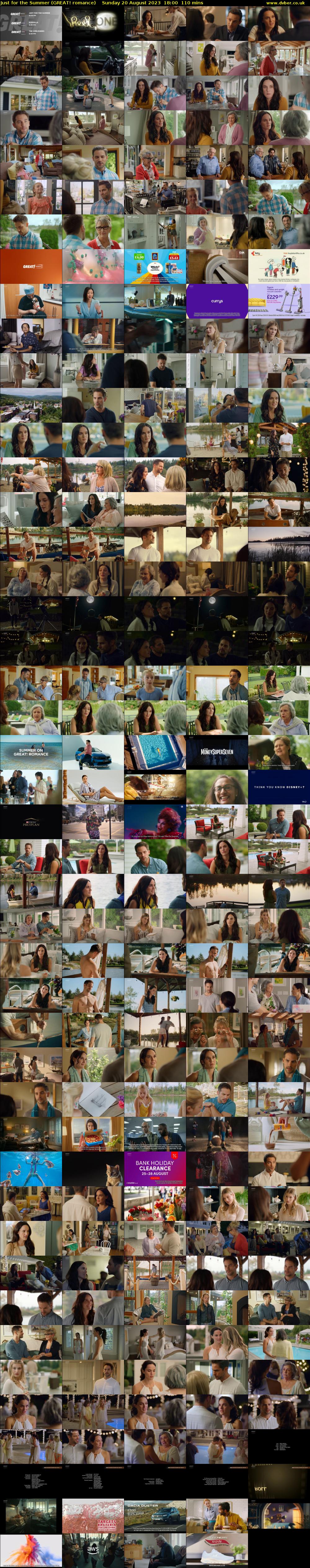 Just for the Summer (GREAT! romance) Sunday 20 August 2023 18:00 - 19:50