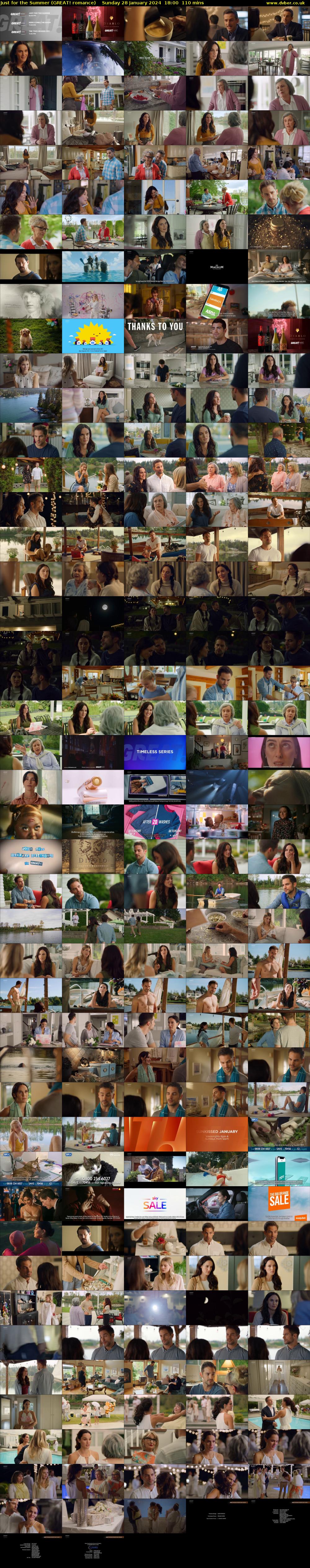 Just for the Summer (GREAT! romance) Sunday 28 January 2024 18:00 - 19:50