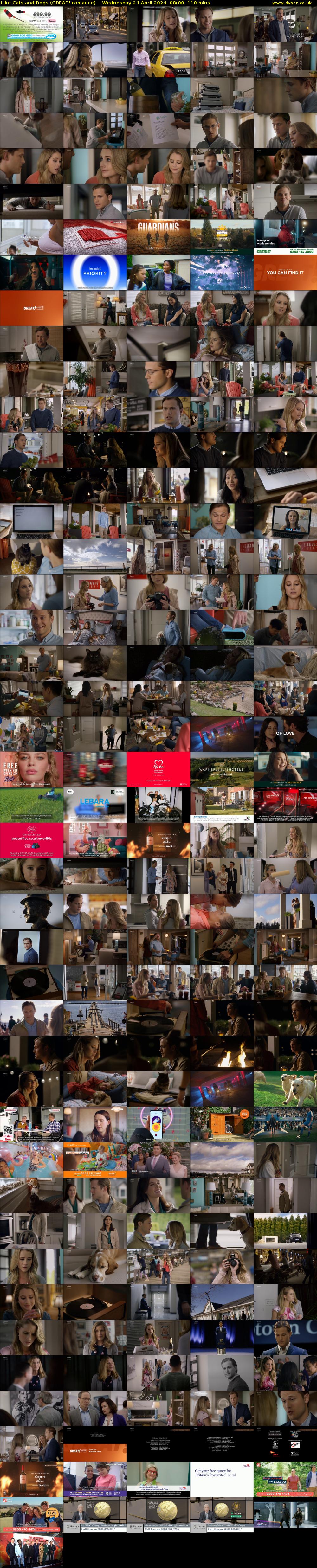 Like Cats and Dogs (GREAT! romance) Wednesday 24 April 2024 08:00 - 09:50