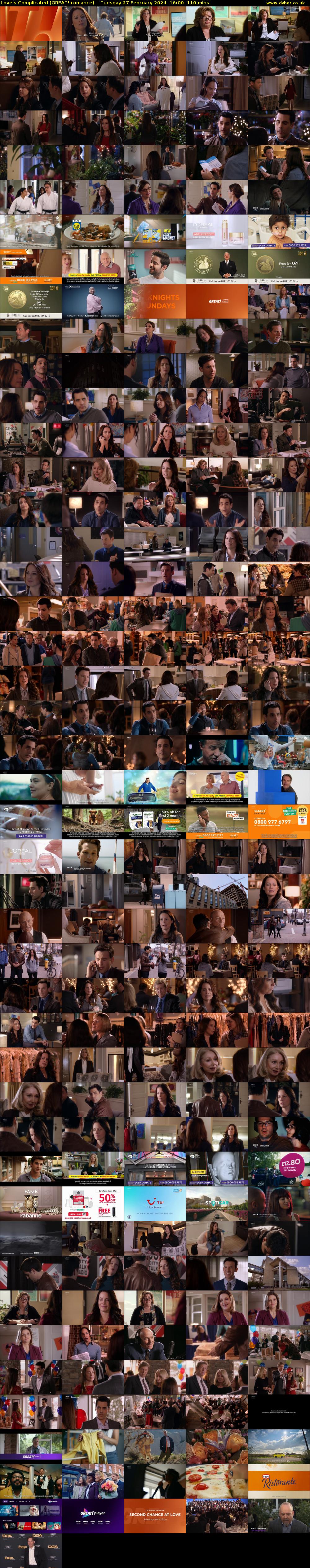 Love's Complicated (GREAT! romance) Tuesday 27 February 2024 16:00 - 17:50