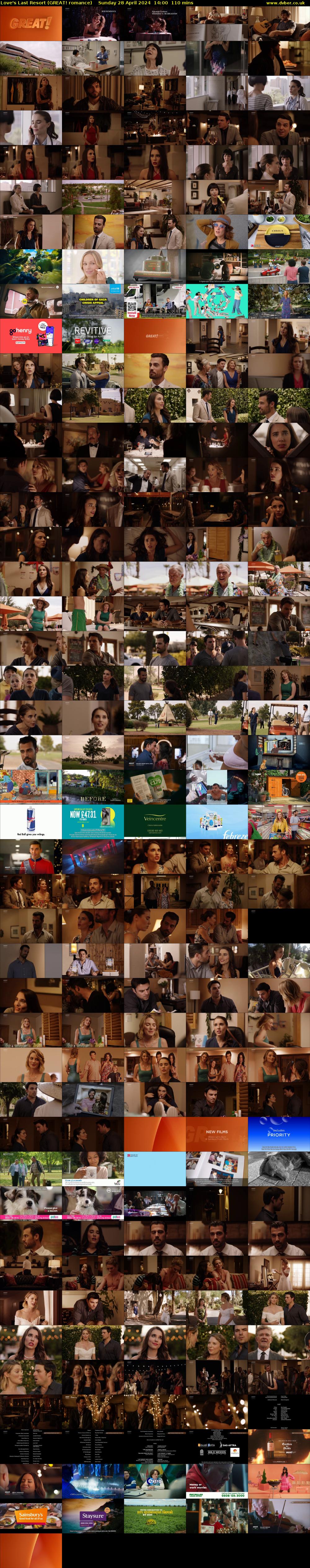 Love's Last Resort (GREAT! romance) Sunday 28 April 2024 14:00 - 15:50