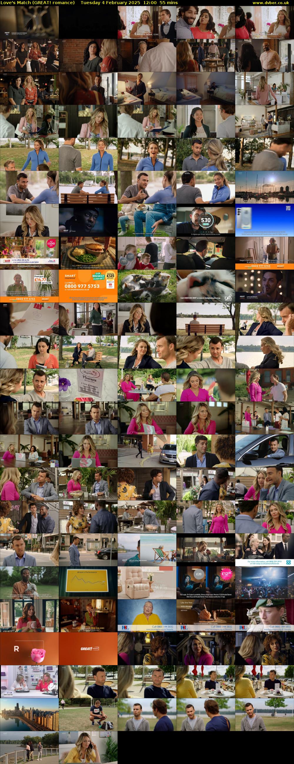 Love's Match (GREAT! romance) Tuesday 4 February 2025 12:00 - 12:55