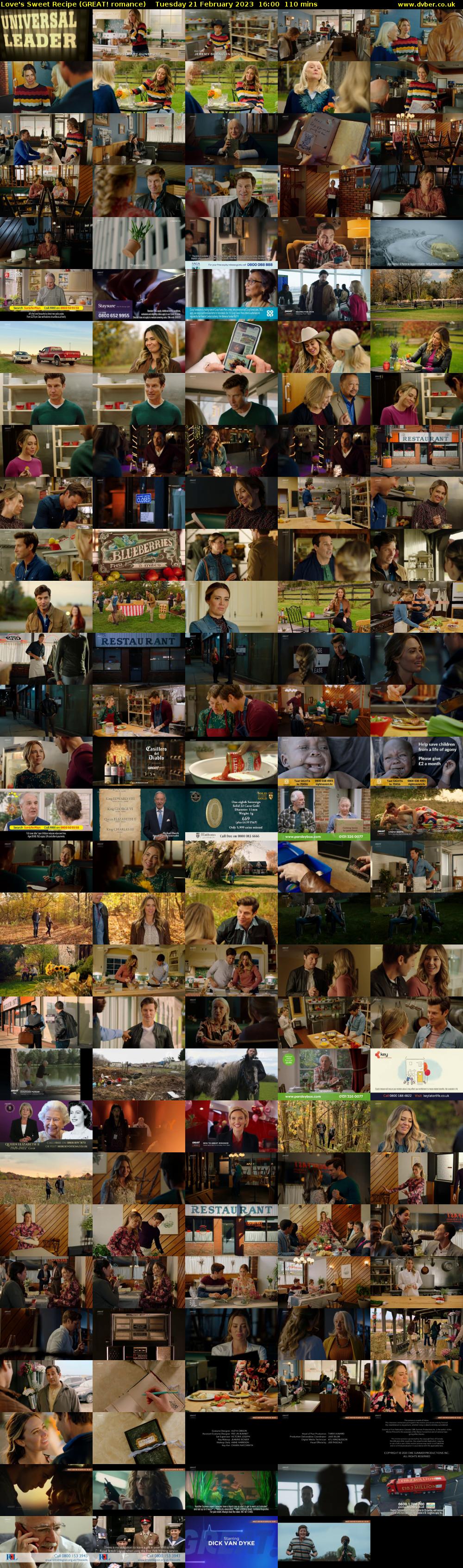Love's Sweet Recipe (GREAT! romance) Tuesday 21 February 2023 16:00 - 17:50
